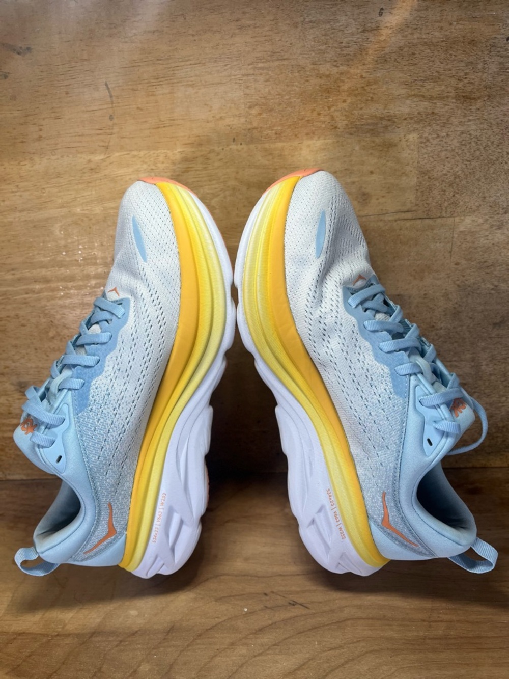 Hoka One One Bondi 8 Womens Size 9.5 Running Shoes Sneakers Summer Spring - Picture 6 of 12